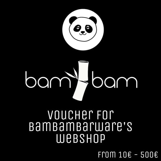 bambambarware GESCHENGUTSCHEIN/ VOUCHER - JETZT VERFÜGBAR