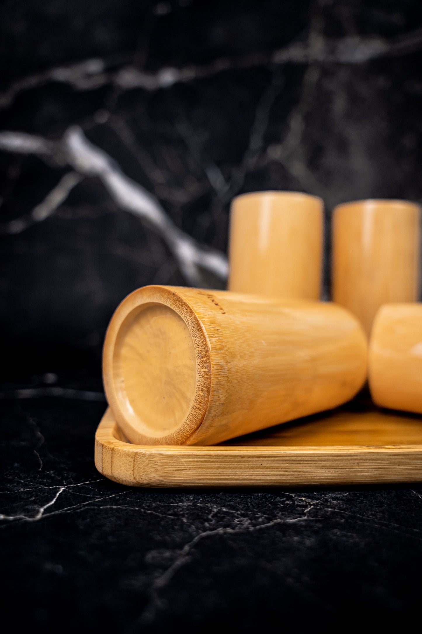 SERVIER SET - BAMBUS BECHER & SERVIERTABLETT | bambambarware