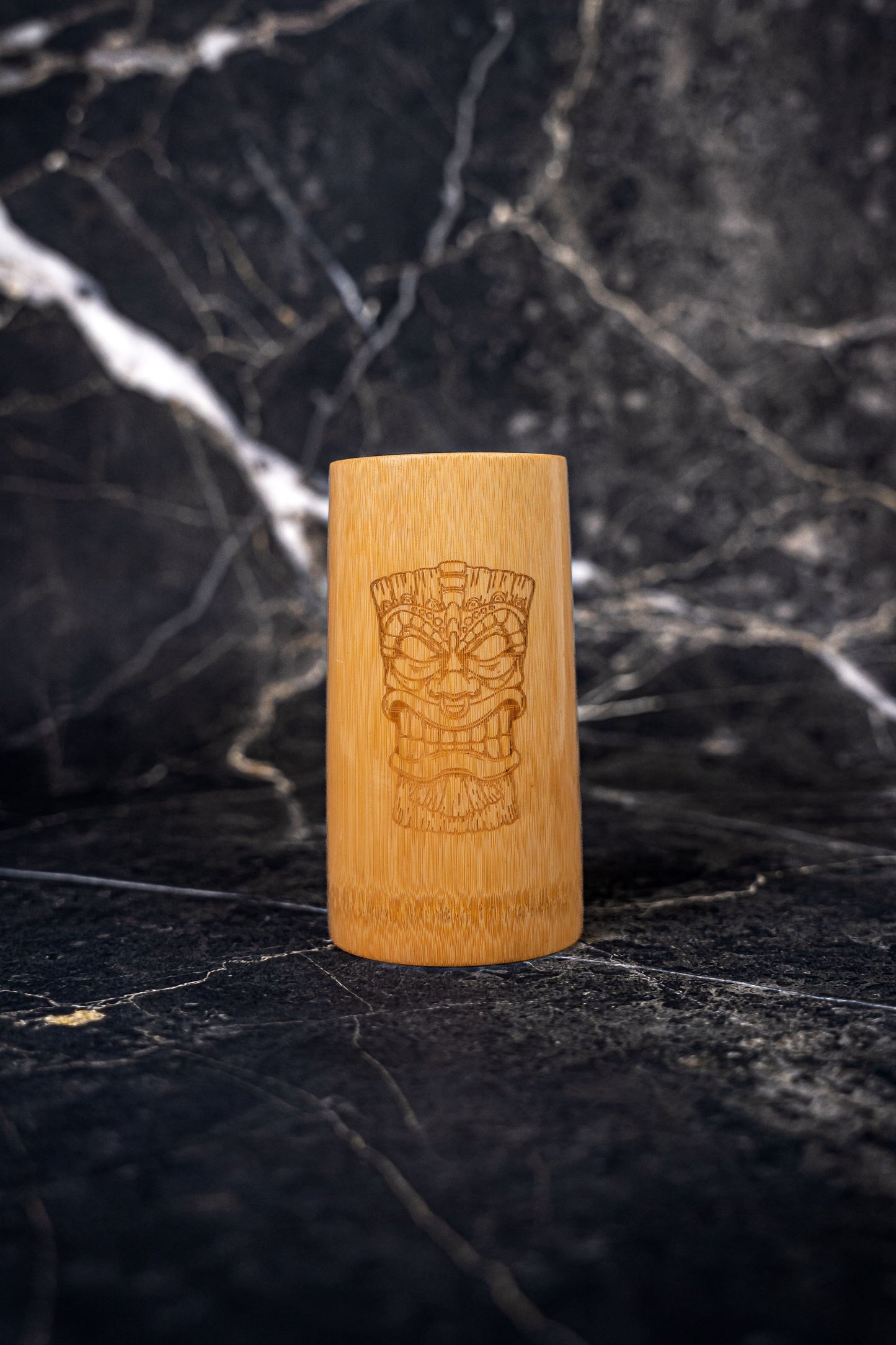 BAMBUS TRINKBECHER SET TIKI VOLCANO 4x | bambambarware