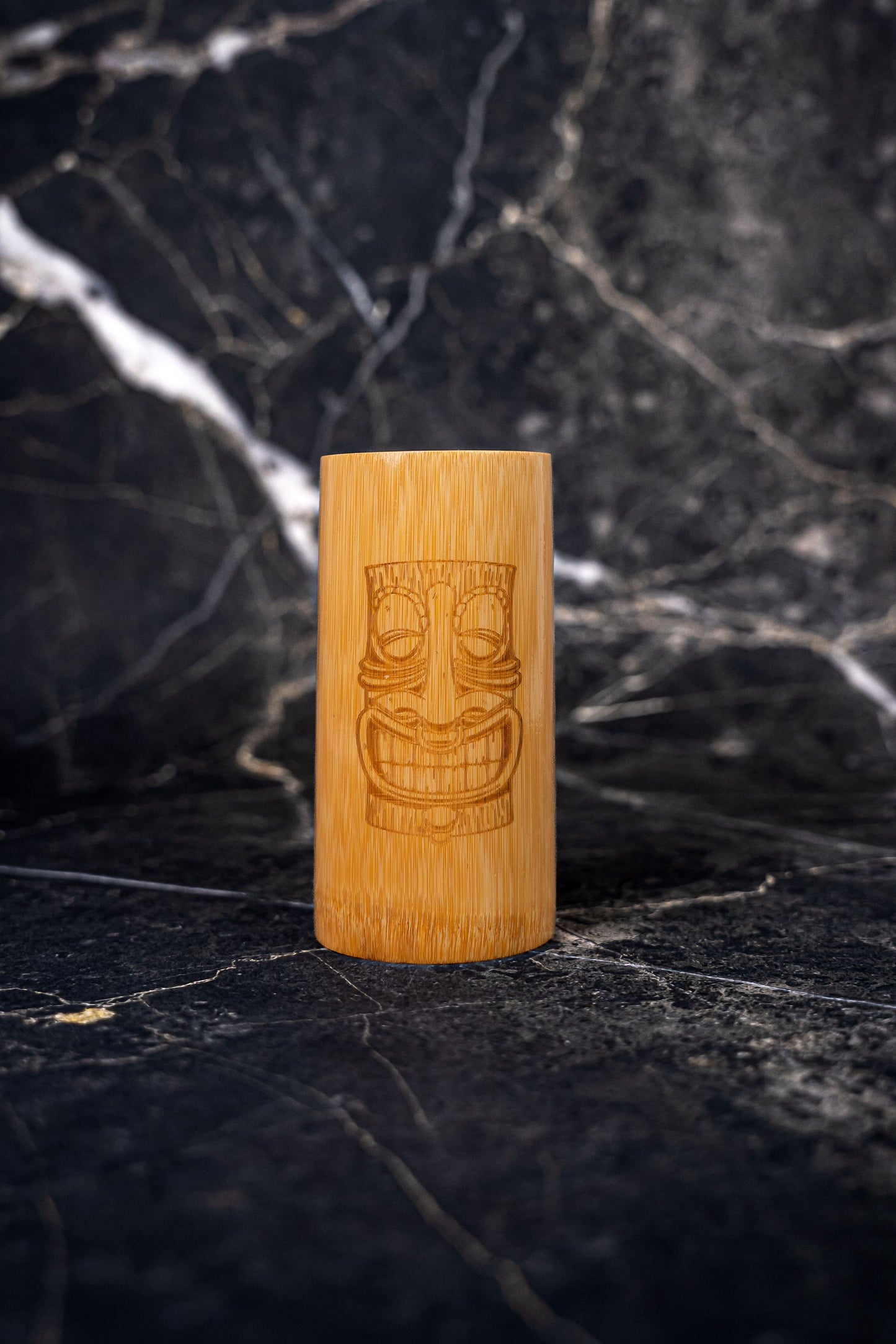 BAMBUS TRINKBECHER SET TIKI VOLCANO 4x | bambambarware